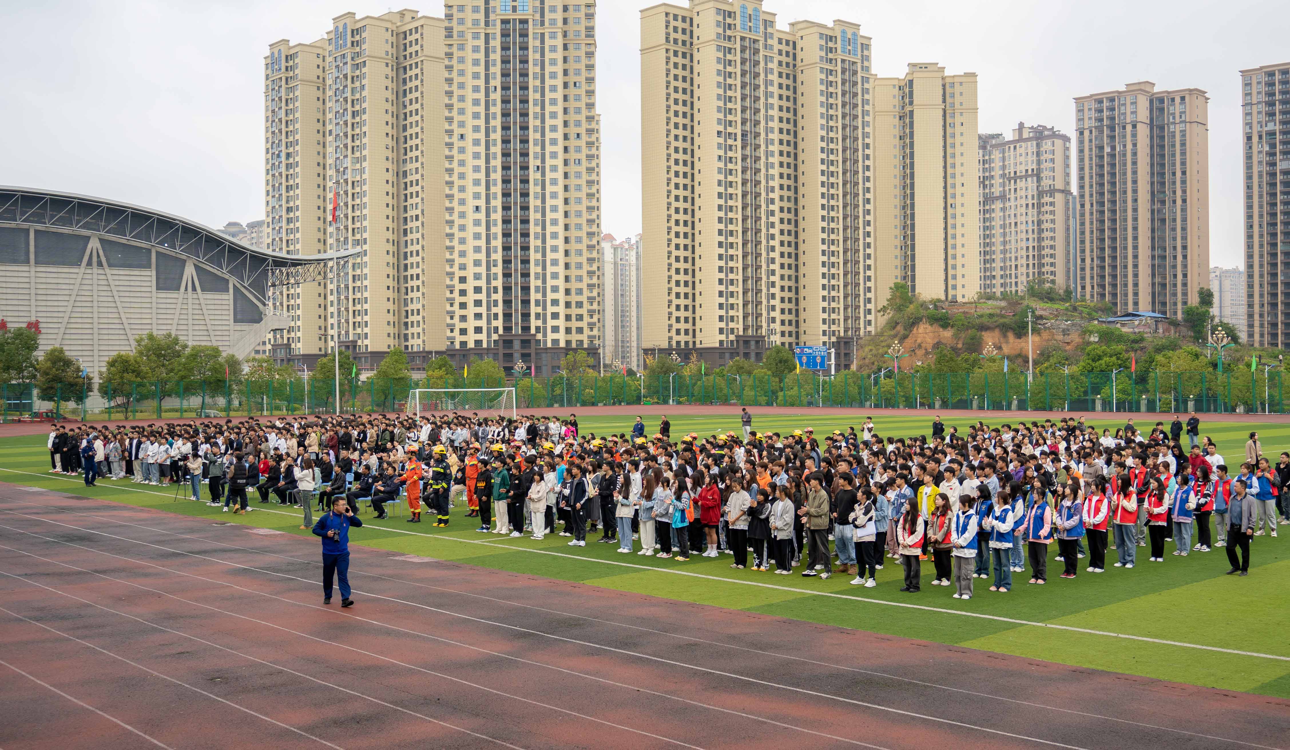 2023年德江县消防宣传月活动启动仪式暨第二届大学生消防技能运动会在贵州工程职业学院举行(图23)